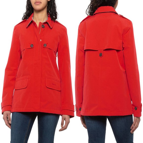 Barbour Rothesay Waterproof Insulated Red Jacket